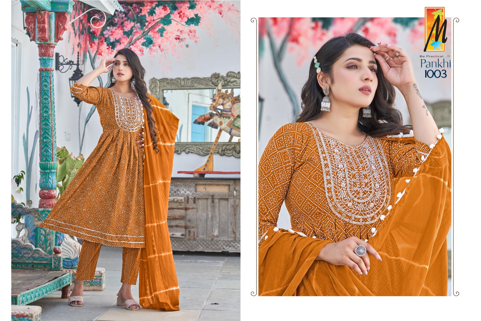 Pankhi By Master Nyra Cut Readymade Suits Catalog
